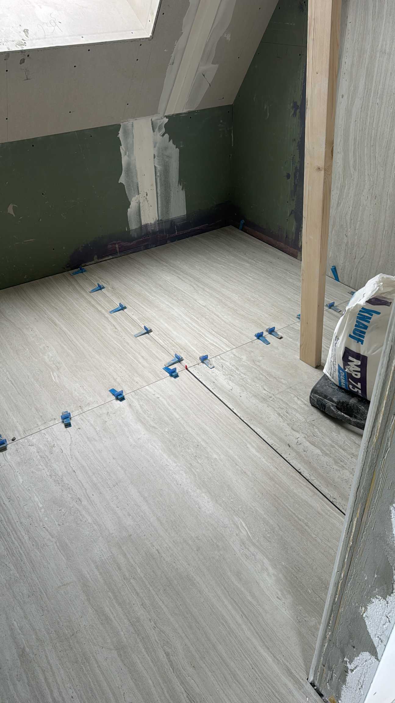 Nieuwe vloer renovatie