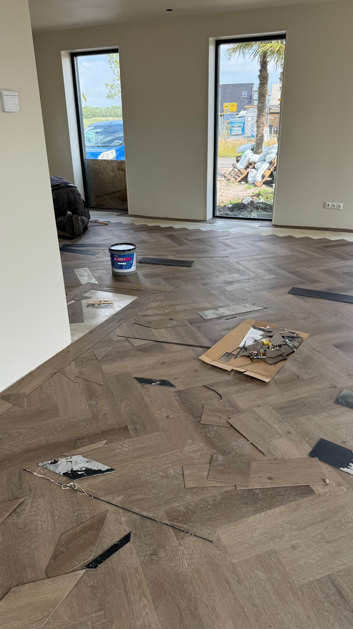 Renovatie Assen - PVC visgraat vloer leggen