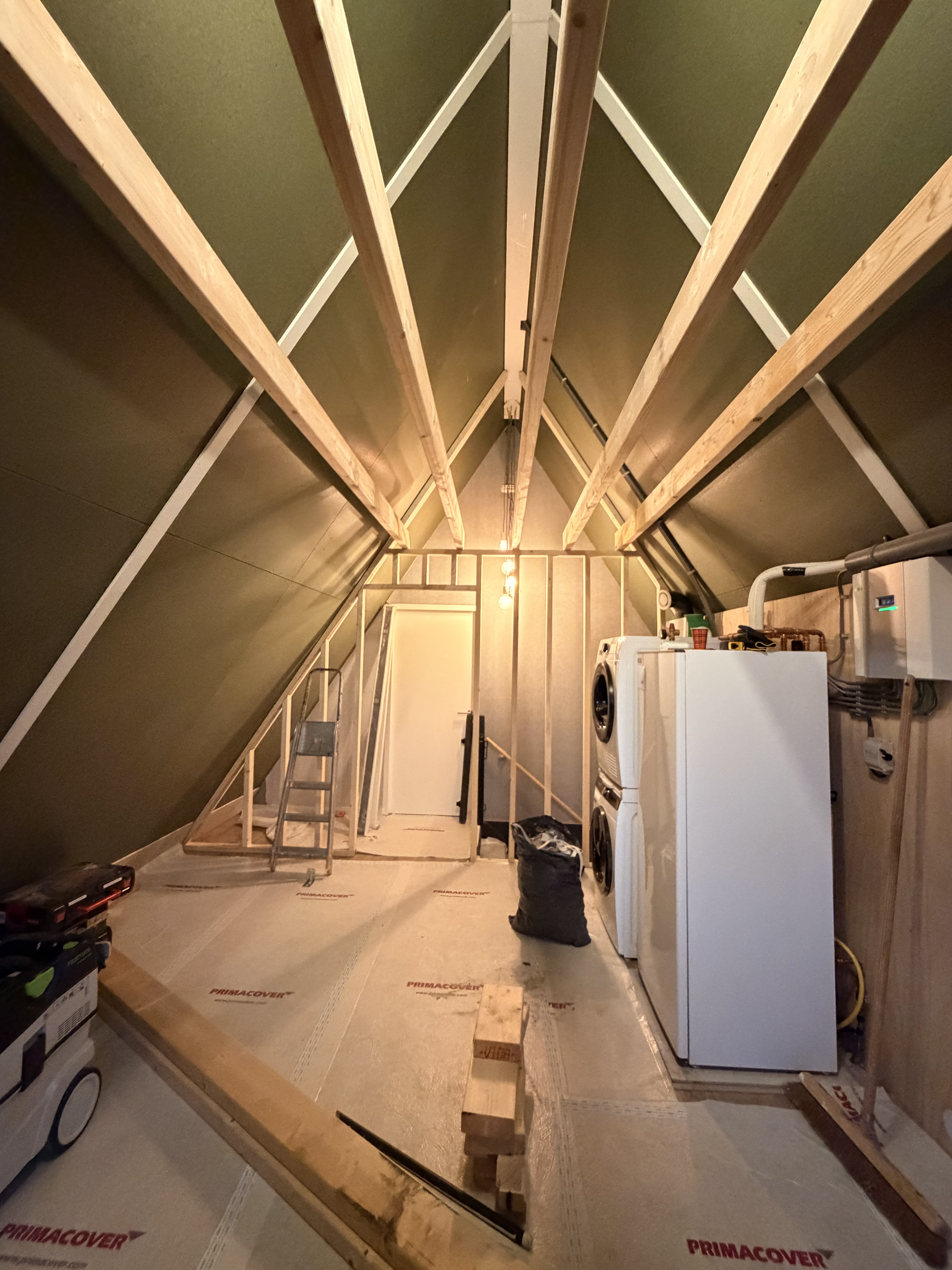 zolderverbouwing isolatie fase